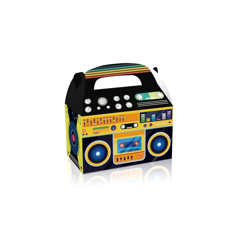 Cajas Regalo Fiestas Radio Piezas Temática Retro Novedosas Hip Hop