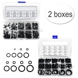 400 Pcs O-ring Gaskets Kit Rubber Washers Assorted Seals Assortment Set for Plumbing Washer Seal, Home Electrical Appliance Repair