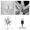 Moravian Star Tree Topper 12 Inches Lighted Star Pendant Light,