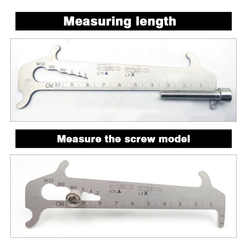 PLAXCON Bicycle Chain Wear Tool for Accurate Maintenance Indicator Chain