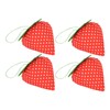 20pcs Sewing Pin Cushion Cotton Soft Lightweight Cute Strawberry Shaped