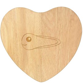 'Adorable Tadpole' Wooden Heart Shaped Chopping/Cutting Board (WB00083520)
