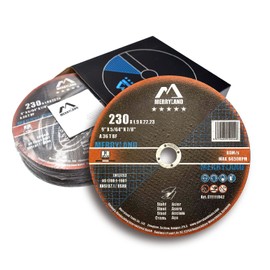 Merryland Cut Off Wheel 9 inch for Angle Grinder, Metal Cutting Wheel 9 X .075 X 7/8 Ultra Thin 25 Pack, Iron Steel Cutting Disc, Expert-Line E11111942