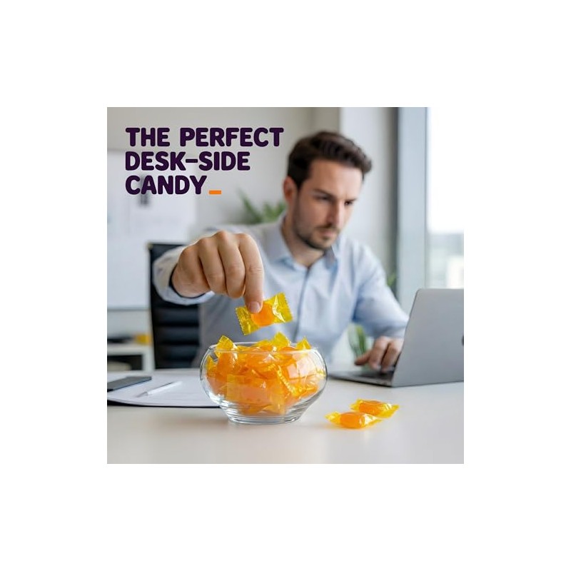Butterscotch Hard Candy Bulk 1 Lb. Bag Individually Wrapped –