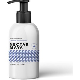 Aloe Shower Gel. Jabón corporal líquido biodegradable y orgánico para cuidado de la piel (250 ml)