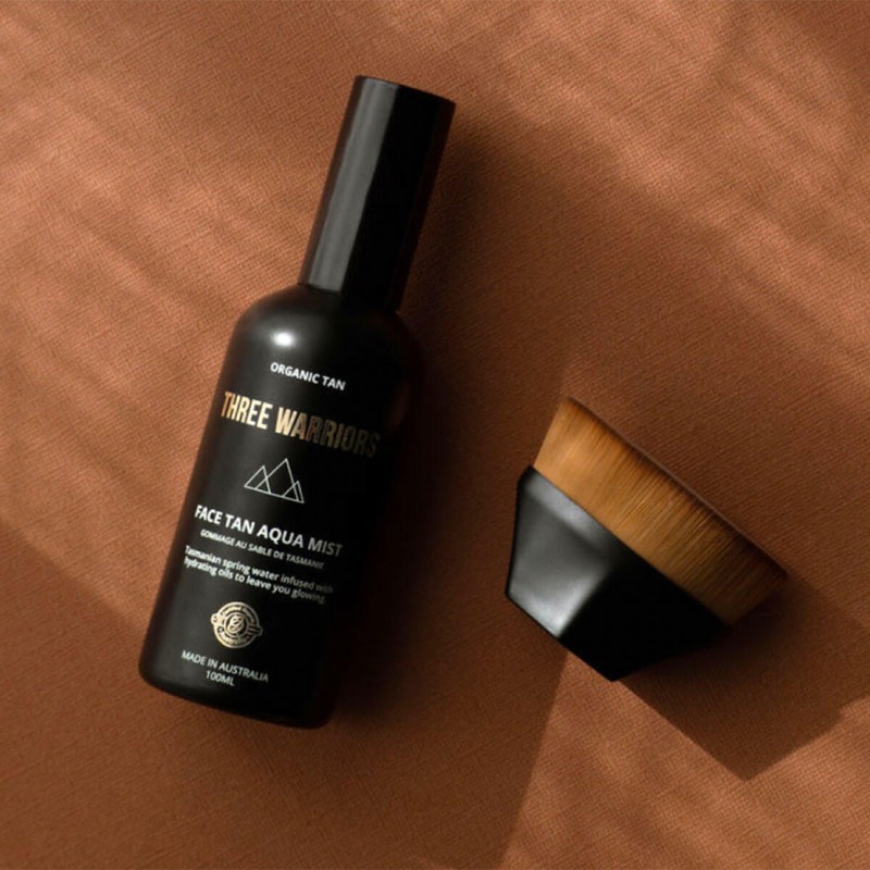 Three Warriors Face Tan Aqua Mist, 100ml