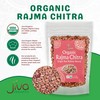 Jiva Organic Light Red Kidney Beans Speckled Whole (Rajma Chitra)