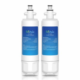 EcoAqua EFF-6032D Ice & Water Refrigerator Filter to fit Beko 9256712, 487960200, 4346650401, 4874960100, 4877880200, GNE13260X, GNE134590X, Blomberg KFD9952PXDUK, Lamona HJA6110, LAM6100 (2)