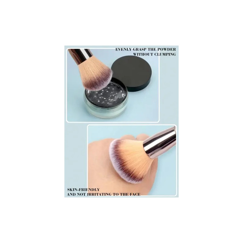 Brochas Velvoss 14 Piezas Cepillo Maquillaje Color Champán