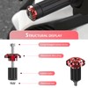 Dogary 2 PCS Motorcycle Handlebar End Caps, Aluminum Alloy Handlebar