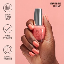 OPI Infinite Shine It's a Girl – vorgehärtete Gel-Technologie ohne UV-Lampe – bis zu 11 Tage Halt – langanhaltender, veganer Nagellack – extra breiter ProWide Pinsel für makellosen Auftrag