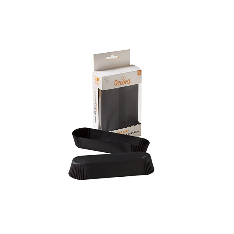 DECORA 0339894 CF 60 Baking Cases Eclair 135 x 33