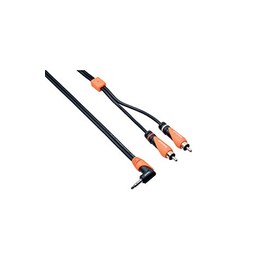 Bespeco SLYMPR500 5 m 1 Stereo Jack 90 Degree to 2 RCA Male Interlink Cable