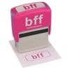 Boxer Gifts Text Speaking, Stamp - BFF Best Friends Forever