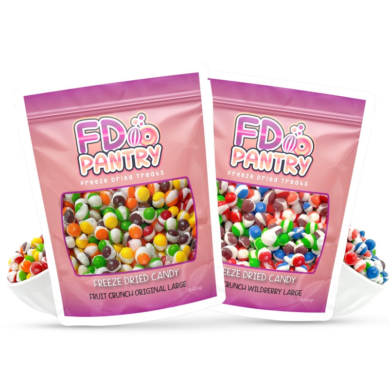 Freeze Dried Candy Variety Pack | 2 Pack, 2 Pound