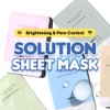 NEXTBEAU Solution Sheet Mask Variety Pack, 10 Count (5 Types