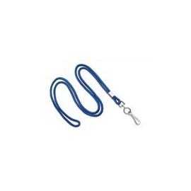 Royal Blue Round Non-Breakaway Lanyard with Swivel Hook by Specialsit ID, Sold Individually