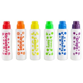 Do-A-Dot Art Fruit Scented Dot Markers, 6/Pack (DAD202)