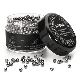 ATDDO 1000 Pieces Decanters Cleaning Balls Stainless Steel Cleaning Beads for Decanter, Bottles, Vases, Carafe and Other Glassware Reusable Metal Balls