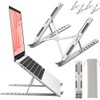 Laptop Stand, HLculture Portable Adjustable Tablet Stand, Foldable Aluminum Laptop