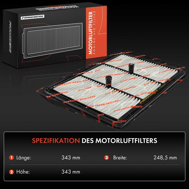 Frankberg Air Filter Insert Filter Compatible with Kona OS OSE