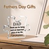 Fathers Day Puzzle Gifts for Dad from Daughter Son,Puzzle Shaped