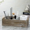 TIMRIS Rustic Wooden Toilet Paper Holder, Farmhouse Bathroom Decor, Toilet