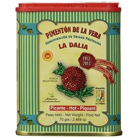 La Dalia Pimenton De La Vera Picante DOP Hot Smoked Paprika - PACK OF 4
