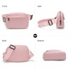 Riñonera unisex con correa ajustable, Rosa, 8.5 inches, Elegante riñonera