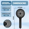 Shower Head,10 Inch High Pressure Rain Shower Head with Handheld