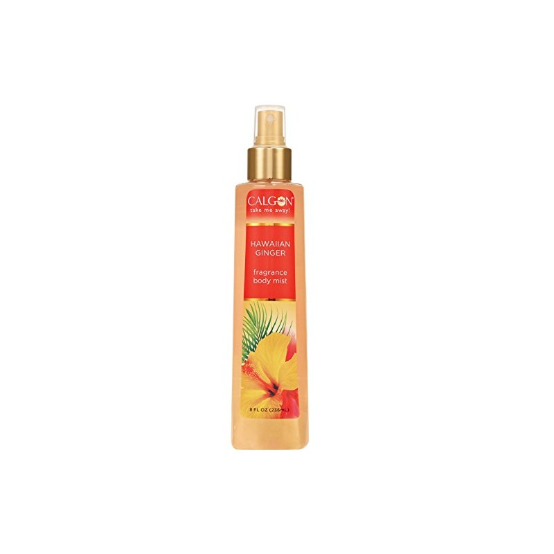 Calgon Hawaiian Ginger Fragrance Body Mist 8 oz ( Pack