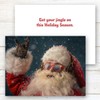 Rock 'n Roll Santa Holiday Card Pack - Set of