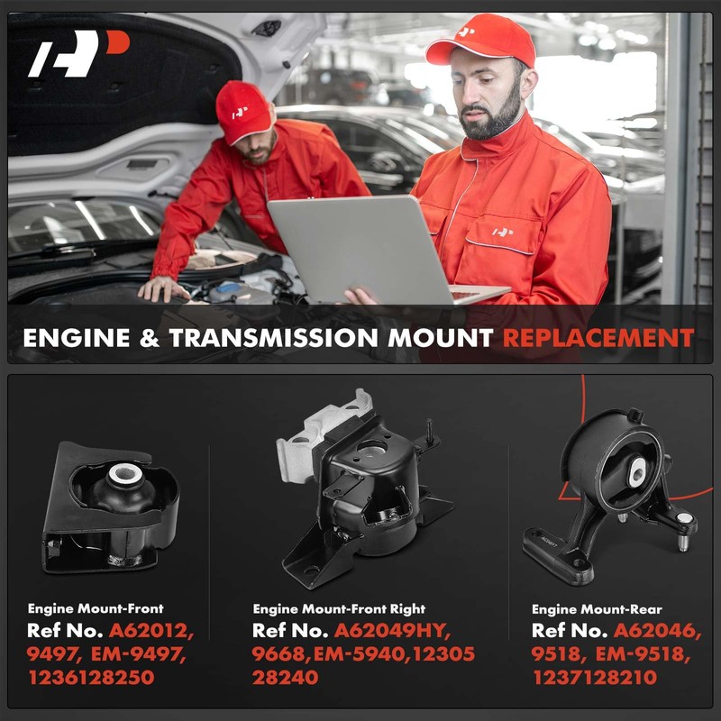 A-Premium Engine Motor Mount Kit Compatible with Toyota RAV4 2006