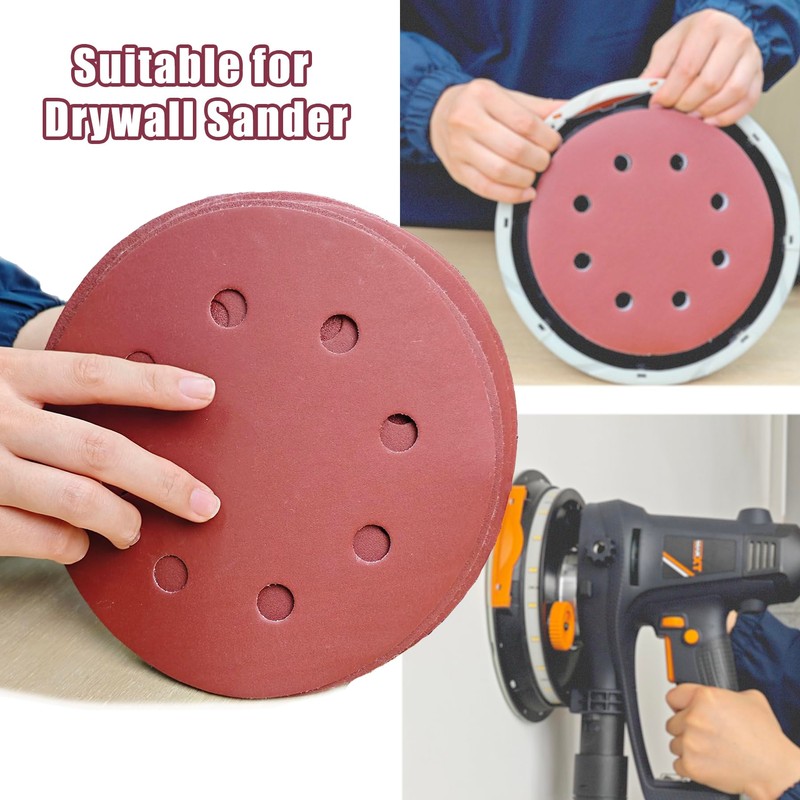 MAXXT Sandpaper 180mm - 40 Pieces - Professional Sanding Discs