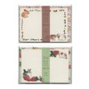 Shibuko Moriyama AHK-400 Letter Set / Flower Pattern