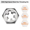 sourcing map Hex Threading Die M13 x 1.75 Metric Thread