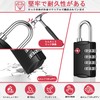 NAGE Padlock, 4 Digit Tsa Lock, Small Dial Lock, PIN