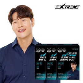 (익스트림) 순도 75 초임계 r-TG 오메가3 900 30캡슐 3Box (3개월분) (Extreme) 75% Pure Supercritical r-TG Omega 3 900 30 Capsules 3Boxes (3 Months Supply)