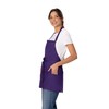 Chef Works Unisex Three Pocket Apron, Purple, One Size