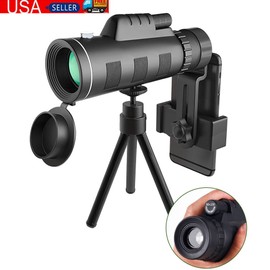 80*100 Zoom HD Monocular Telescope Day/ Night Vision BAK4 Starscope High Power