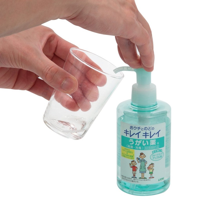 Pretty Kirei Gargle Fruit Mint Apple Flavor 7.1 fl oz