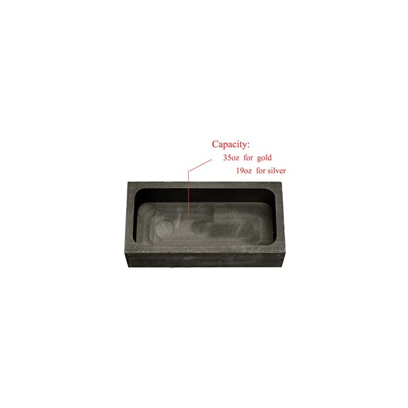 LLF Gold Silver Graphite Ingot Mold Mould Crucible for Melting