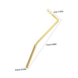 Mikinona 3pcs Gold Electric Guitar Tremolo Arm Set Replacement Vibrato Bars for Accurate Tuning