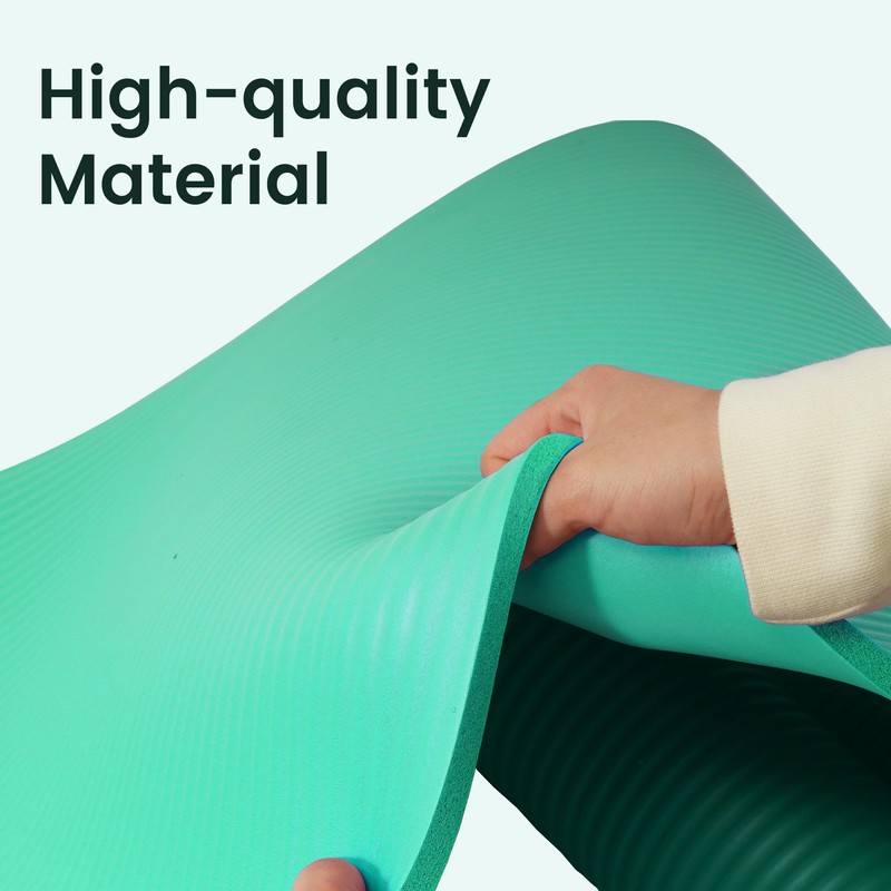 Fitvids 1/2-Inch Thick High Density Foam Exercise Yoga Mat with