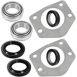 FBSCTMH 2 Set Rear Axle Bearing & Seal & Press Ring & Retainer Kit Compatible with 1997-2006 TJ Wrangler with Dana 44