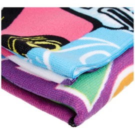Miracle Home Aloha Microfibre Beach Towel, Multicoloured, 75 x 145 cm 15073