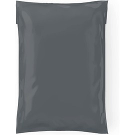 Mailing Bags, Grey Parcel Delivery Bags with Self-Seal Closure, Flexible Lightweight and Tear Proof Postal Mailing Bags, Multipack Mailing Envelope Bags (17x24, 25pk)