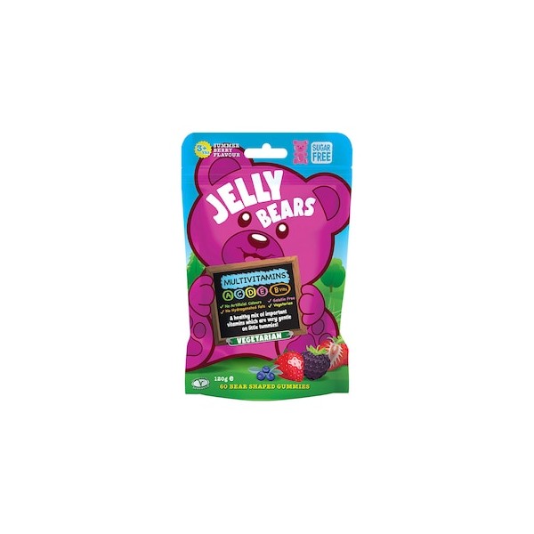 Jelly Bears Multivitamins 60 Gummies Pouch
