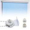 eMagTech 2 Sets Roller Blind Holder for Roller Blinds with