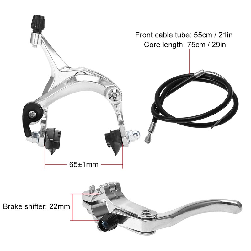 Front / Rear Fixie Bike Brake Kit Road Bike Cruiser